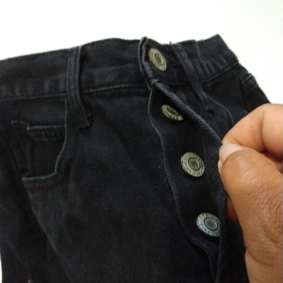 Women's XS 24" John Galt cut off high waisted black denim shorts, LIKE NEW! - Picture 7 of 7